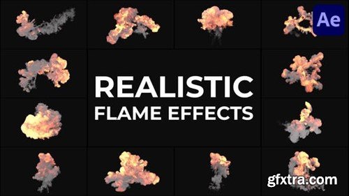 Videohive Realistic Flame Effects for After Effects 52553057 Videohive Realistic Flame Effects for After Effects 52553057