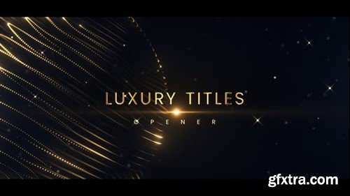 Videohive Luxury Titles Opener 52611625 Videohive Luxury Titles Opener 52611625