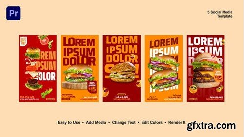 Videohive Burger Instagram Stories 52603575 Videohive Burger Instagram Stories 52603575