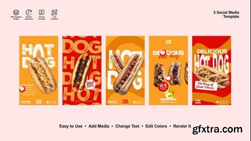 Videohive Hot Dog Instagram Stories 52648158 Videohive Hot Dog Instagram Stories 52648158