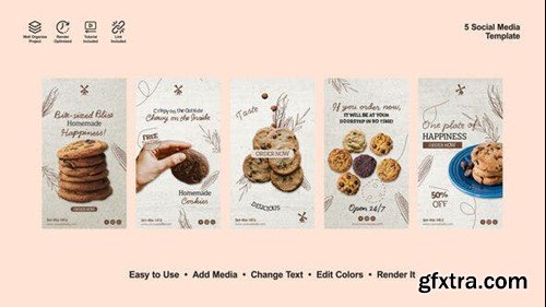 Videohive Bakery Instagram Stories 52647937 Videohive Bakery Instagram Stories 52647937