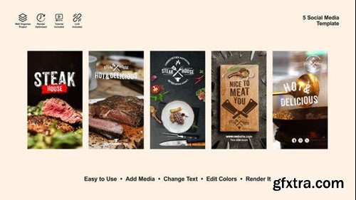 Videohive Steak Instagram Stoires 52647765 Videohive Steak Instagram Stoires 52647765