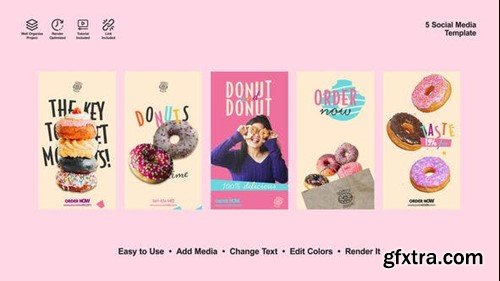 Videohive Donut Instagram Stories 52648029 Videohive Donut Instagram Stories 52648029