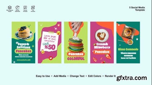 Videohive Pancake Instagram Stories 52646749 Videohive Pancake Instagram Stories 52646749