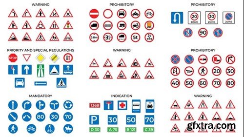 Videohive Animated Road Signs 52685972 Videohive Animated Road Signs 52685972