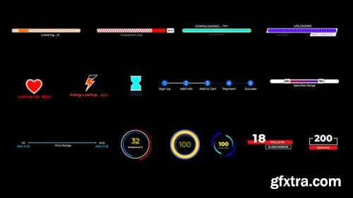 Videohive Loading Bars & Counting Titles 52702138 Videohive Loading Bars & Counting Titles 52702138