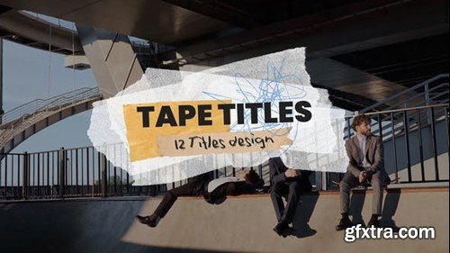 Videohive Tape Titles 52688173 Videohive Tape Titles 52688173