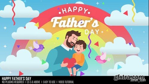 Videohive Happy Fathers Day 52727549 Videohive Happy Fathers Day 52727549