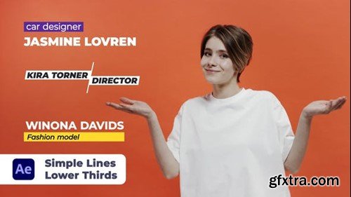 Videohive Simple Lines Lower Thirds 52727142 Videohive Simple Lines Lower Thirds 52727142