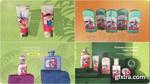 Videohive Cosmetic Mockup Promo 52736339 Videohive Cosmetic Mockup Promo 52736339