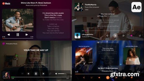 Videohive Music Players with Lyric and Visualizer 52755366 Videohive Music Players with Lyric and Visualizer 52755366