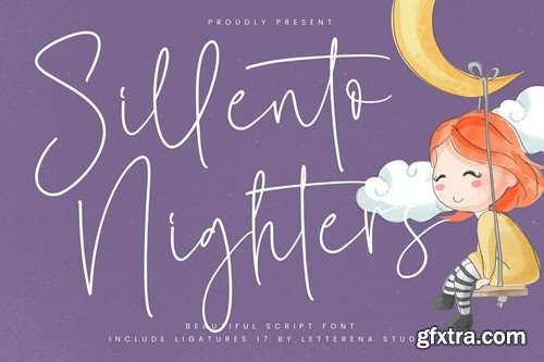 Sillento Nighters Script Font 34RM54T