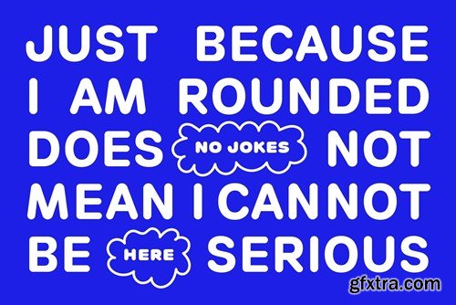 Round Sans Font Phluff DQTEC43