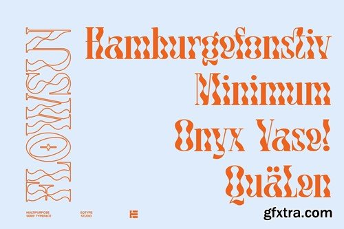 Flowsun | Psychchedelic Serif Font JLEHG2V