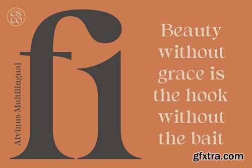 Alvinus – Elegant Font 2SVUYQB