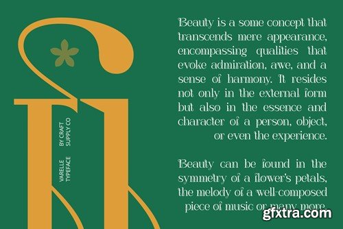 Varelle – Art Nouveau Font CFU5PEY