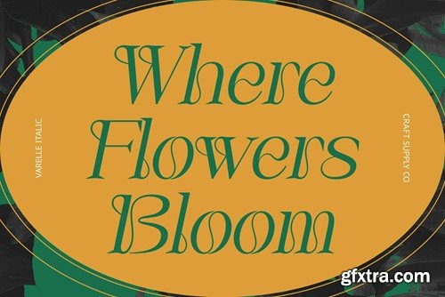 Varelle – Art Nouveau Font CFU5PEY