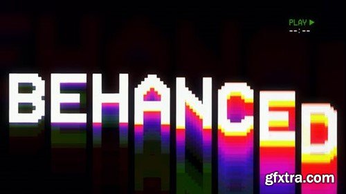 Videohive VHS 8-bit Glitch Logo 52803990 Videohive VHS 8-bit Glitch Logo 52803990