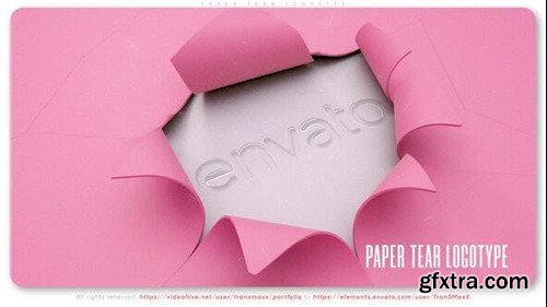 Videohive Paper Tear Logotype 52802990 Videohive Paper Tear Logotype 52802990