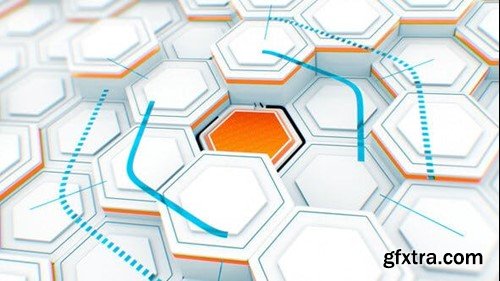 Videohive Hexagon Array Logo 52832004 Videohive Hexagon Array Logo 52832004