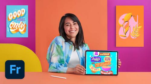 Domestika - Lettering with Adobe Fresco: Create Tasteful Images with Words