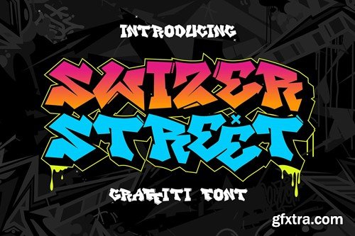 Swizer Street - Urban Graffiti Font 2L5NLMA Swizer Street - Urban Graffiti Font 2L5NLMA