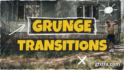 Videohive Grunge Transitions 52860438 Videohive Grunge Transitions 52860438