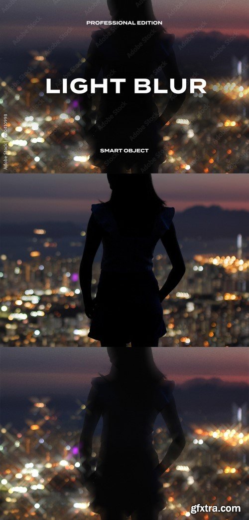 Light Blur Leak Film Frame Retro Photo Effect