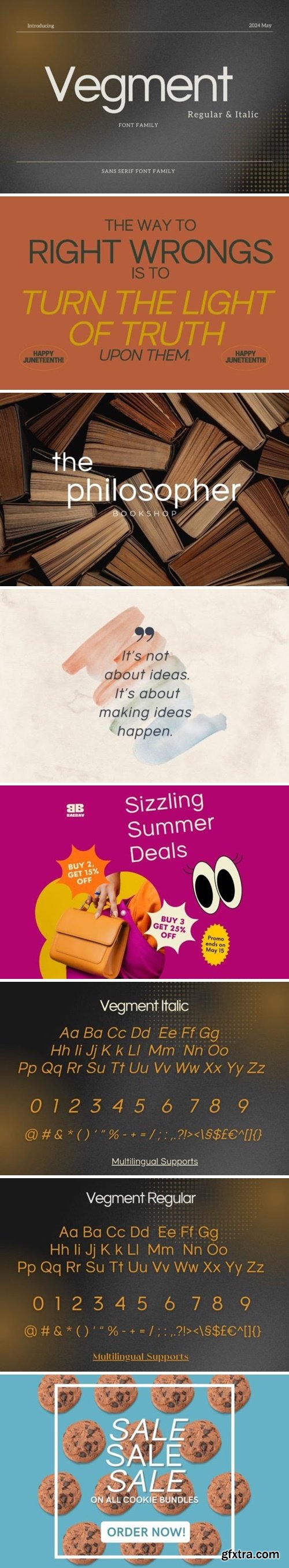 Vegment Font