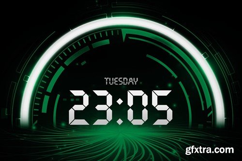 Segmenta - Futuristic Seven Segment Font + Webfont KP6C2PZ