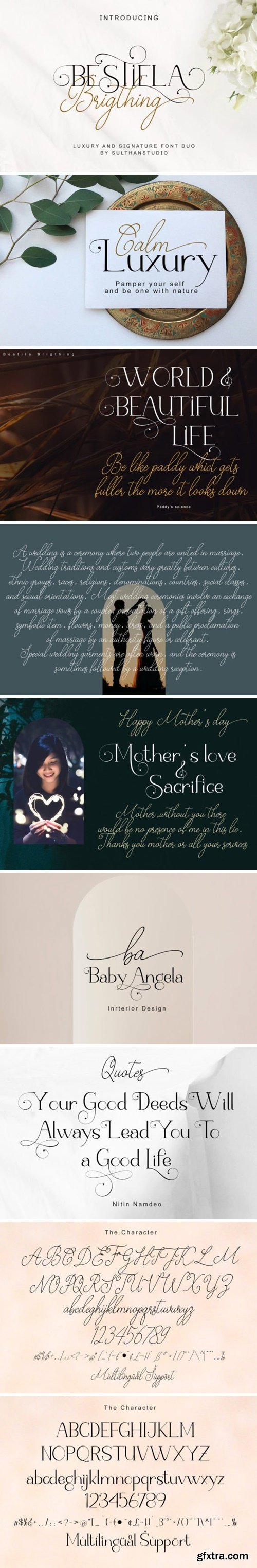 FontBundles - Bestiela Brigthing Font 4141540