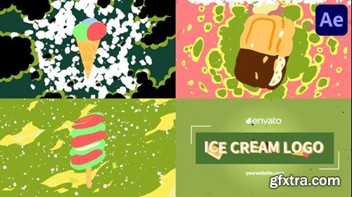 Videohive Ice Cream Morphing Logo Opener for After Effects 52996261 Videohive Ice Cream Morphing Logo Opener for After Effects 52996261