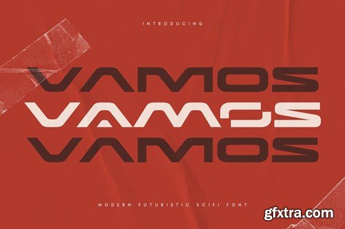 VAMOS - Modern Futuristic Scifi Font 6PSW9AQ VAMOS - Modern Futuristic Scifi Font 6PSW9AQ