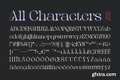Qianzy – Elegant Font CEN9W8K