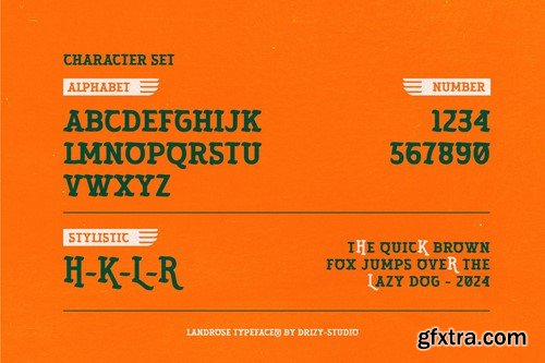 Landrose – Caligraphic Display Serif Font V5GUUJY