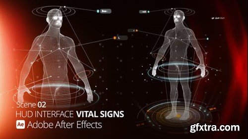 Videohive HUD Interface Vital Signs 02 Ae 53069836