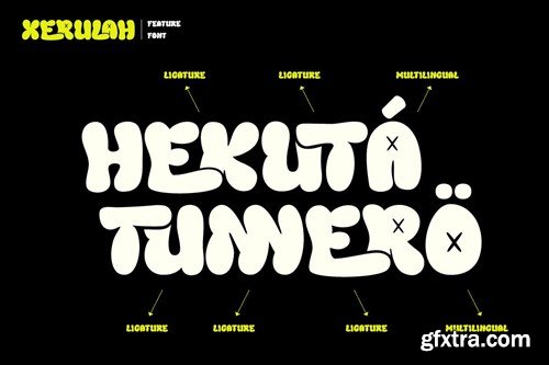 Xerulah - Bubble Graffiti Font XL7MWFF