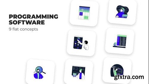 Videohive Programming Software - Flat Concepts 53050389 Videohive Programming Software - Flat Concepts 53050389