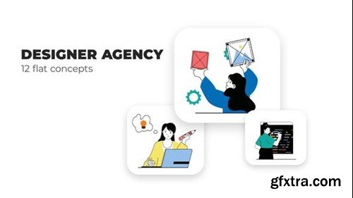 Videohive Designer Agency - Flat Concepts 53052325 Videohive Designer Agency - Flat Concepts 53052325