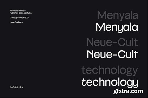 Neue Gothama - Gen Z Helve Grotesk Roman & Oblique 