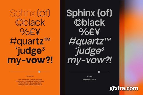 Neue Gothama - Gen Z Helve Grotesk Roman & Oblique 