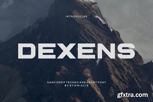 Dexens - Techno And Sport Font FBMQ9KA Dexens - Techno And Sport Font FBMQ9KA