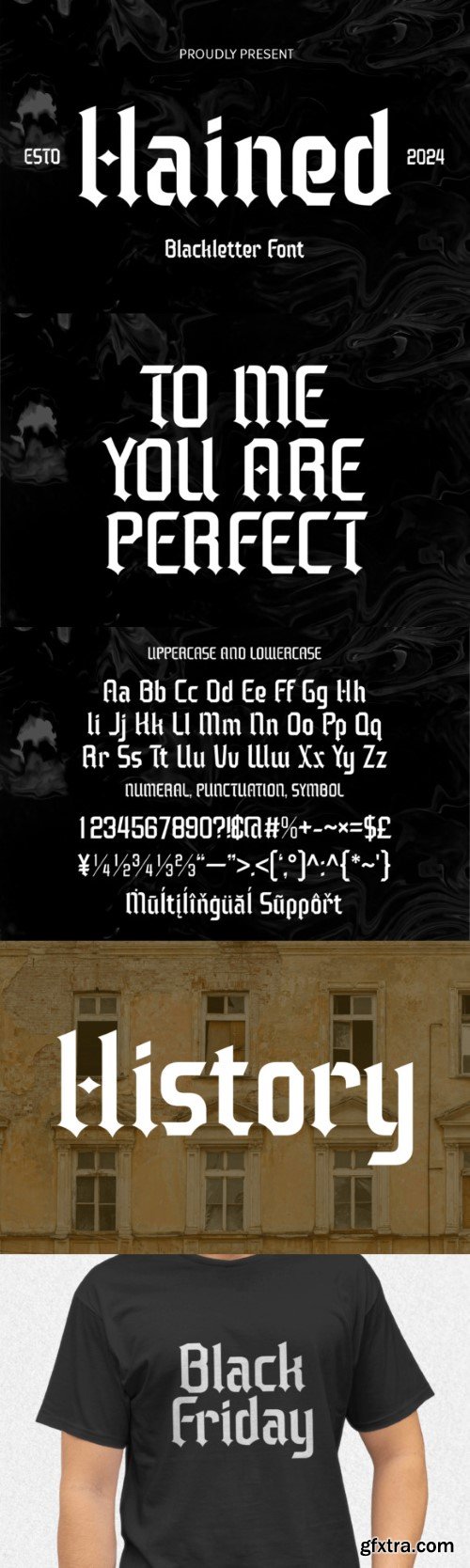 Hained Font