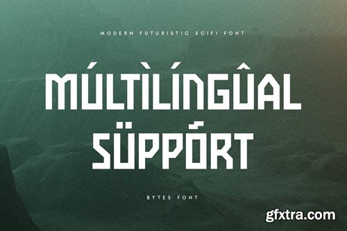 BYTES - Modern Futuristic Scifi Font YLYJDC5 BYTES - Modern Futuristic Scifi Font YLYJDC5