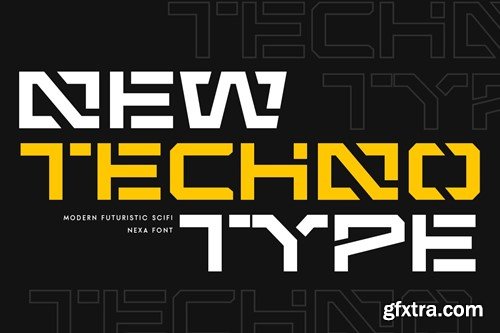 Nexa - Modern Futuristic Scifi Font JFTGP2A Nexa - Modern Futuristic Scifi Font JFTGP2A