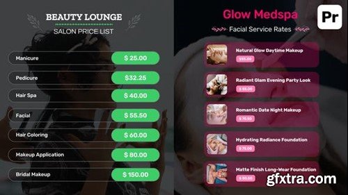 Videohive Price List & Menu 53155242 Videohive Price List & Menu 53155242