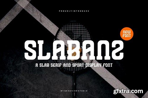 Slabanz - Slab Serif & Sport Font HDTT2CE Slabanz - Slab Serif & Sport Font HDTT2CE