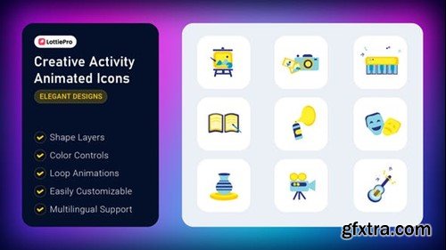Videohive Creative Activity Animated Icons 53166476 Videohive Creative Activity Animated Icons 53166476