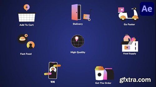 Videohive Delivery Service Icons And Titles for After Effects 53178574 Videohive Delivery Service Icons And Titles for After Effects 53178574