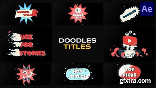 Videohive Cartoon Doodles Titles for After Effects 53178620 Videohive Cartoon Doodles Titles for After Effects 53178620